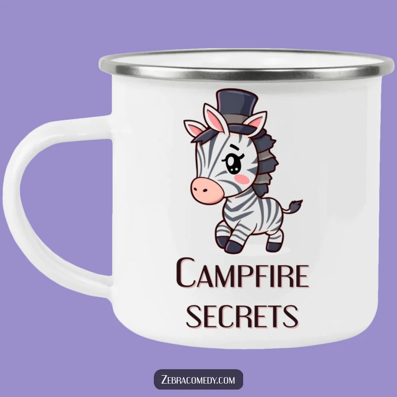 Funny Zebra Camping Mug: Dapper & Durable, Unique Funny Gift