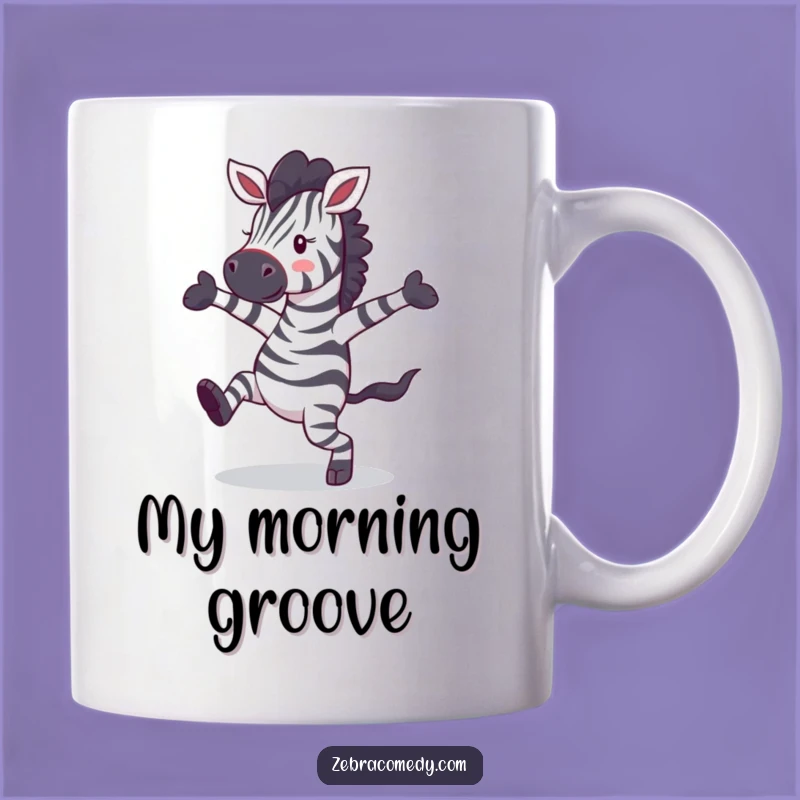 Funny Zebra Dance Mug: Hilarious Gift for Animal Lovers Who Love a Good Laugh