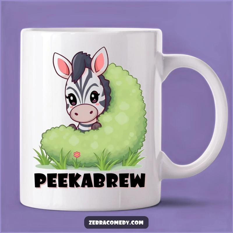 Funny Peeking Zebra Mug, A Playful Surprise Gift for Sneaky Fun