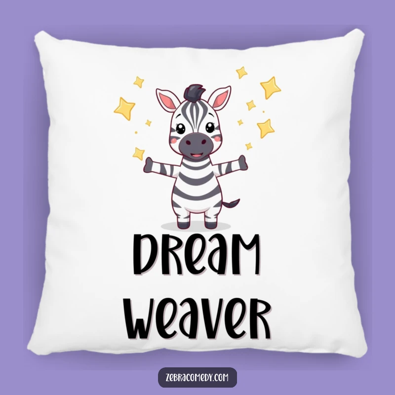 Funny Star Catcher Zebra Pillow: Dreamy Comfort, Sweet Funny Gift!