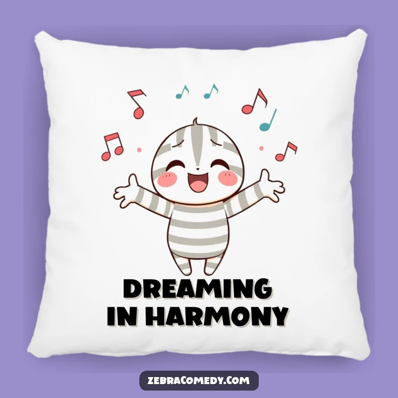 Funny Musical Notes Pillow: Cozy Comfort for Your Inner Rockstar Gift