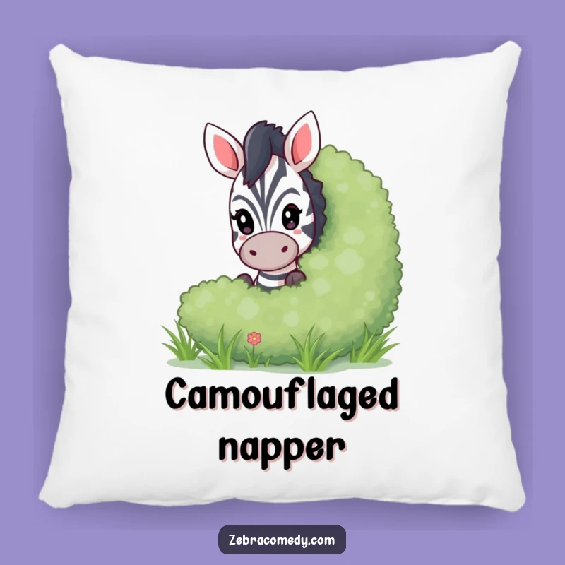 Funny Peeking Zebra Pillow, Cozy Comfort with a Playful Surprise, a Fun Gift