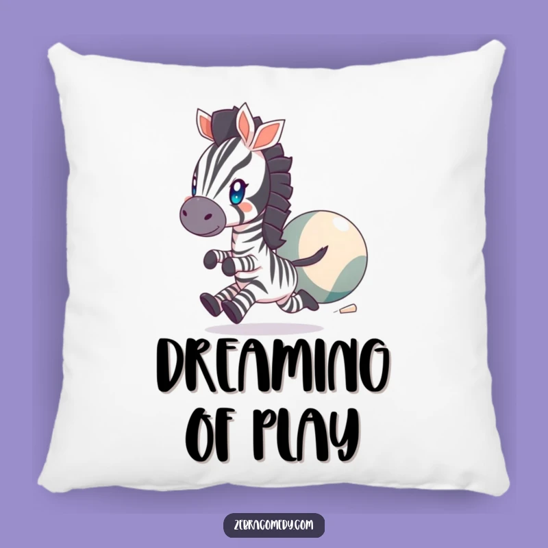 Funny Zebra Pillow: Playtime Comfort, Perfect Humorous Accent Gift!