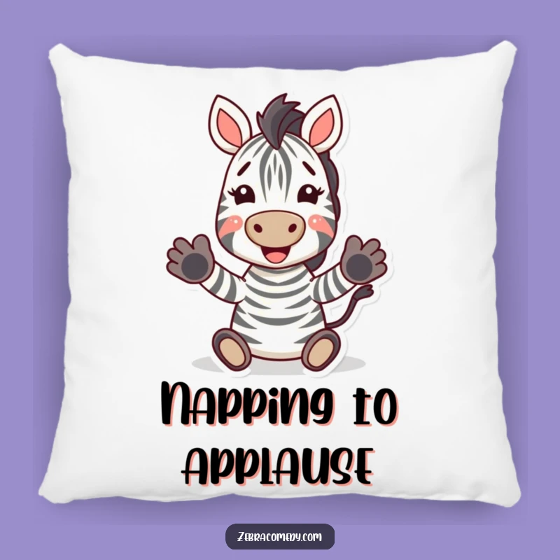 Funny Zebra Pillow: Soft & Joyful, Perfect Funny Gift for Comfort