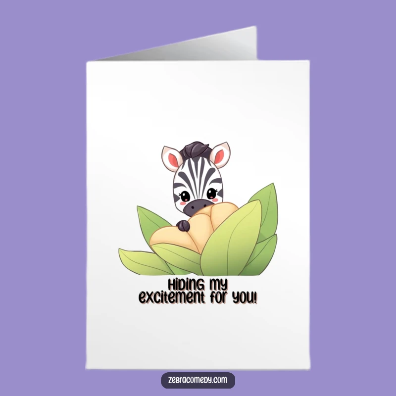 Sneaky Zebra Congrats Card Free Printable: Peeking Downloadable Gift