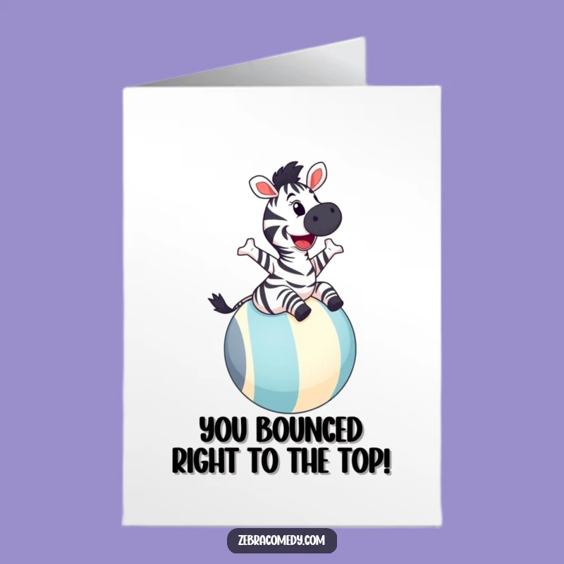 Zebra Congrats Card Free Printable: Celebration Animal Gift