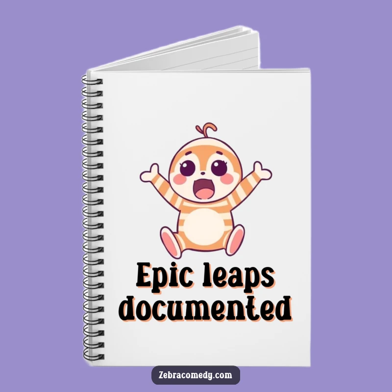 Funny Surprised Jumper Notebook: Jot Down Ideas with a Laugh, Smart Funny Gift!