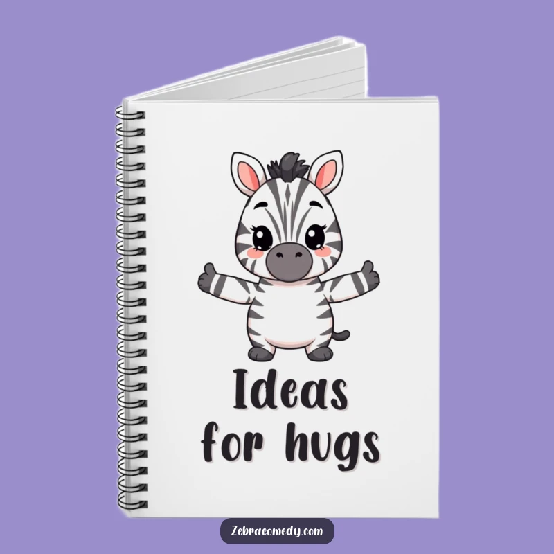 Funny Hugging Zebra Notebook, Write with Love and Humor, a Perfect Gift