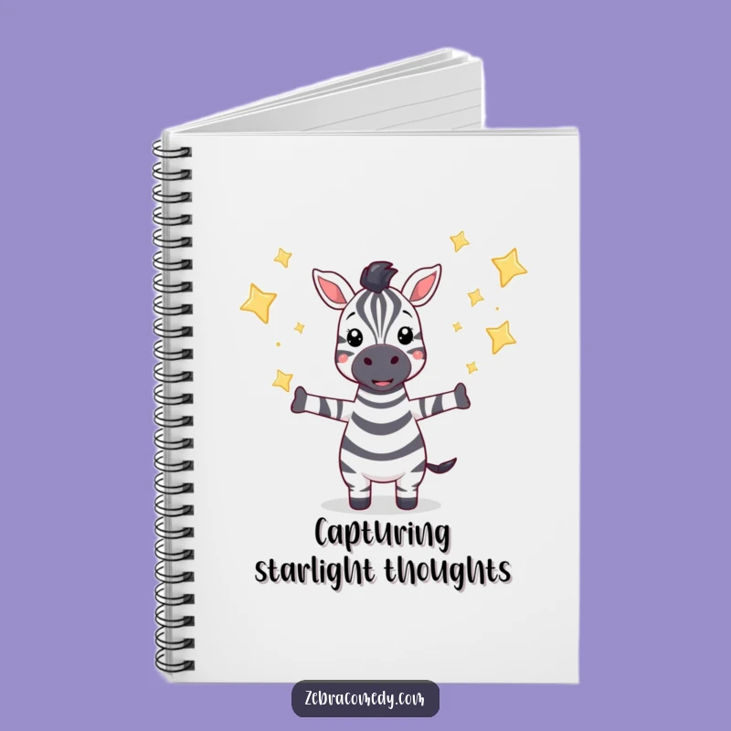 Funny Star Catcher Zebra Notebook: Jot Down Your Dreams, Handy Funny Gift!