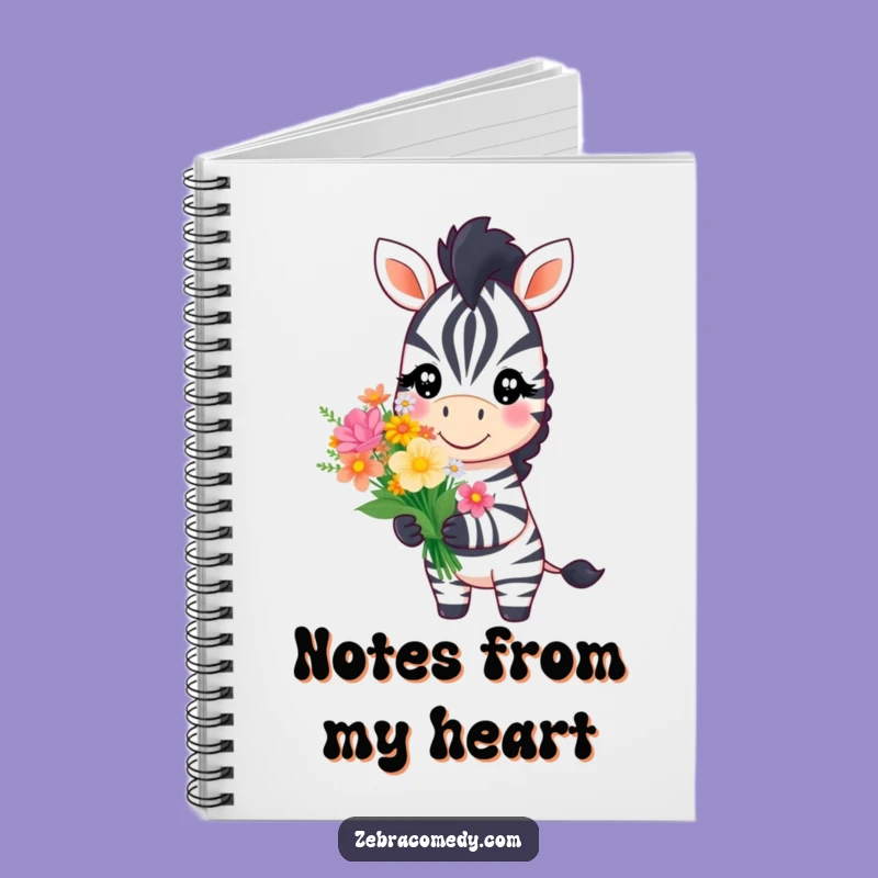 Funny Zebra Flower Gift Notebook: Jot Down Sweet Thoughts with This Hilarious Journal