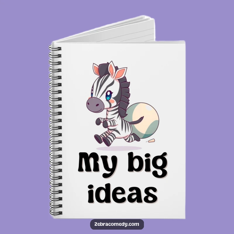 Funny Zebra Notebook: Chase Your Dreams, Perfect Humorous Journal Gift!