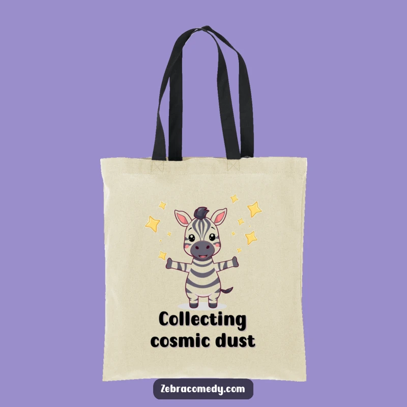 Funny Star Catcher Zebra Tote Bag: Carry Your Wishes, Practical Funny Gift!